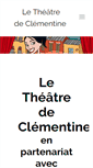 Mobile Screenshot of letheatredeclementine.fr
